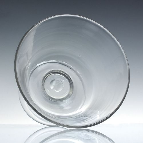 18TH CENTURY GLASS SUGAR BOWL C1790 - ADDITIONAL PHOTO 1