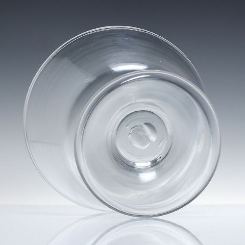 18TH CENTURY GLASS SUGAR BOWL C1790 - ADDITIONAL PHOTO 2