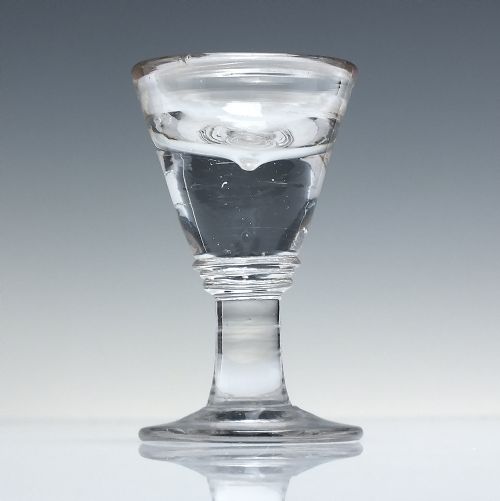 VICTORIAN PENNY LICK GLASS C1880 - ADDITIONAL PHOTO 1