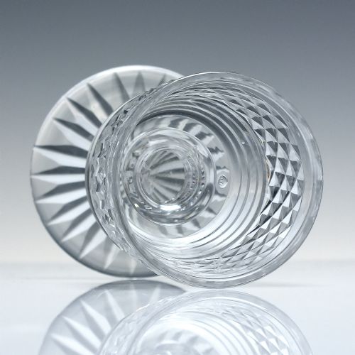 PAIR GEORGIAN ANGLO IRISH WINE GLASSES C1820 - ADDITIONAL PHOTO 4