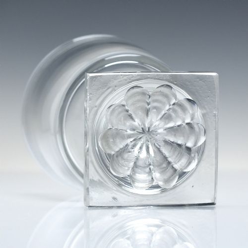 GEORGIAN SPEED THE PLOUGH ENGRAVED GLASS RUMMER C1800 - ADDITIONAL PHOTO 4