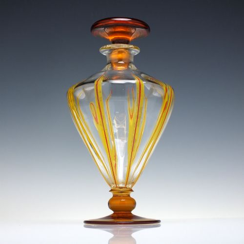 RARE ANTIQUE ART DECO DECANTER C1920 - ADDITIONAL PHOTO 1