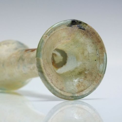 ROMAN GLASS UNGUENTARIUM 2ND TO 3RD CENTURY CE - ADDITIONAL PHOTO 1