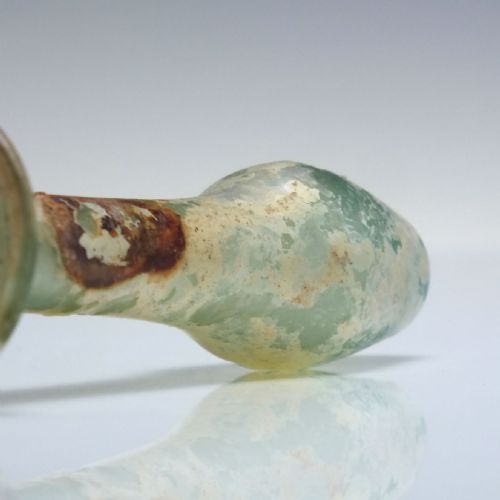 ROMAN GLASS UNGUENTARIUM 2ND TO 3RD CENTURY CE - ADDITIONAL PHOTO 2