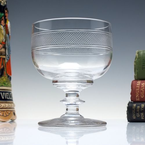 19th century anglo irish glass rummer c1830 - CATEGORY: ANTIQUE GLASS - DATED 19TH CENTURY