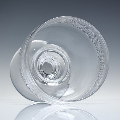 19TH CENTURY ANGLO IRISH GLASS RUMMER C1830 - ADDITIONAL PHOTO 2