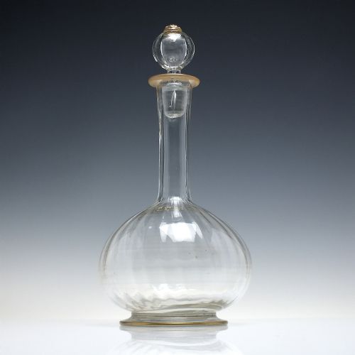 FRENCH DAUM NANCY ART NOUVEAU GLASS C1900 SIX CORDIAL SIX DRAM DECANTER - ADDITIONAL PHOTO 2