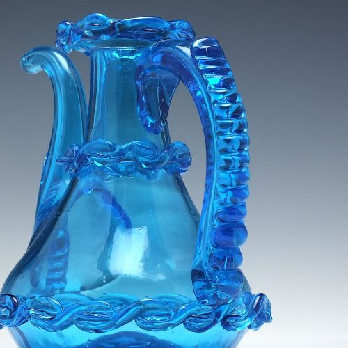 ANTIQUE ITALIAN GLASS OIL PORRON C1900 - ADDITIONAL PHOTO 4