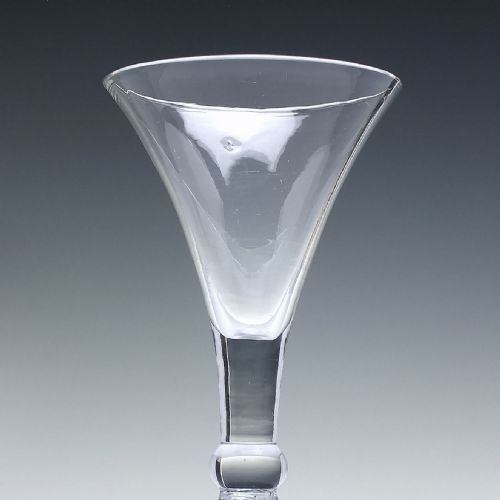 GEORGIAN 18TH CENTURY COMPOSITE WINE GLASS C1750 - ADDITIONAL PHOTO 3