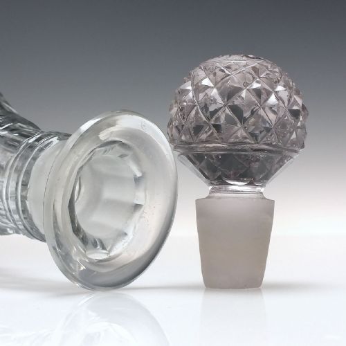 GEORGIAN REGENCY CUT GLASS DECANTER C1815 - ADDITIONAL PHOTO 2