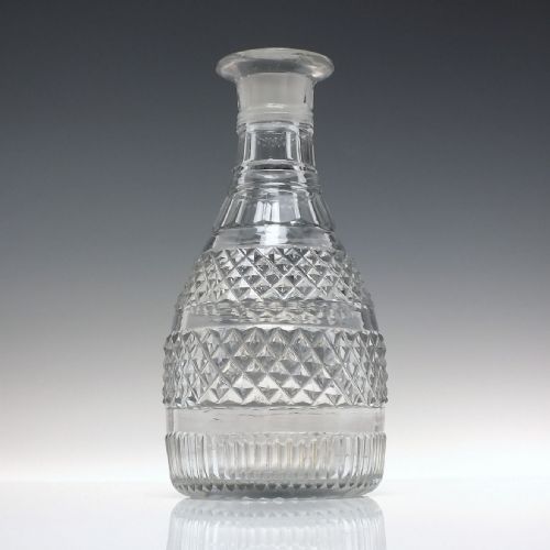 GEORGIAN REGENCY CUT GLASS DECANTER C1815 - ADDITIONAL PHOTO 3