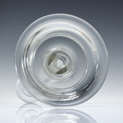 RARE EDWARDIAN OPAQUE TWIST GLASS CANDLE STICK C1900 - ADDITIONAL PHOTO 3