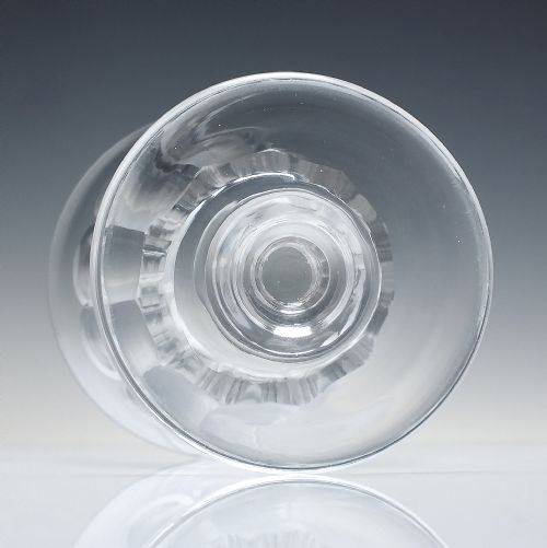 LARGE GEORGIAN GLASS RUMMER C1820 - ADDITIONAL PHOTO 3