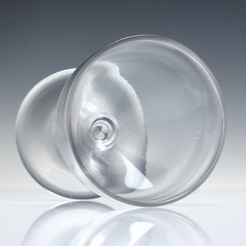 19TH CENTURY PAN TOP GLASS RUMMER C1830 - ADDITIONAL PHOTO 2