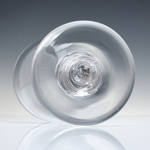 19TH CENTURY PAN TOP GLASS RUMMER C1830 - ADDITIONAL PHOTO 3
