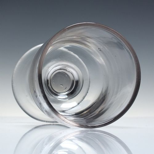 VICTORIAN ENGRAVED 'BELLE VUE' GLASS RUMMER C1860 - ADDITIONAL PHOTO 3