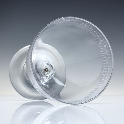 GEORGIAN ENGRAVED GLASS RUMMER C1800 - ADDITIONAL PHOTO 2