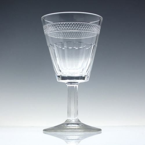 18TH CENTURY ANGLO IRISH WINE GLASS C1790 - ADDITIONAL PHOTO 1
