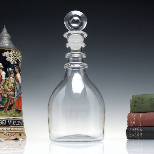 georgian prussian glass decanter c1815 - CATEGORY: ANTIQUE GLASS - DATED GEORGIAN