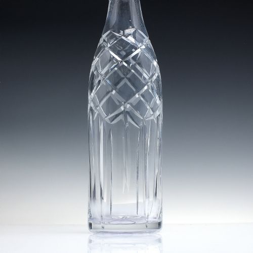 SET OF THREE TALL VINTAGE GLASS DECANTERS C193050 - ADDITIONAL PHOTO 2