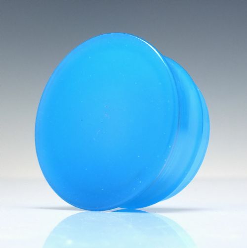 19TH CENTURY BLUE OPALINE ENAMELLED GLASS TRINKET BOX C1880 - ADDITIONAL PHOTO 4