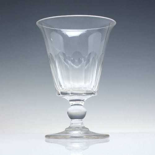 PAIR OF LARGE GEORGIAN GLASS RUMMERS C1820 - ADDITIONAL PHOTO 2