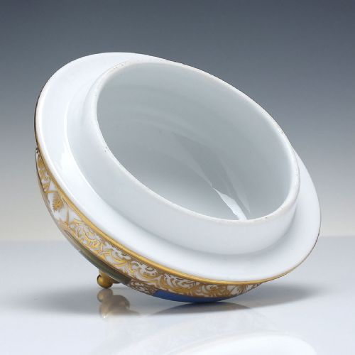 SPECTACULAR LARGE DRESDEN PORCELAIN LIDDED URN BY HELENA WOLFSON C1870 - ADDITIONAL PHOTO 12
