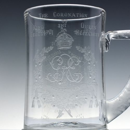 RARE GEORGE VI CORONATION COIN TANKARD 1937 NUMBER 97 OF 250 MADE - ADDITIONAL PHOTO 1