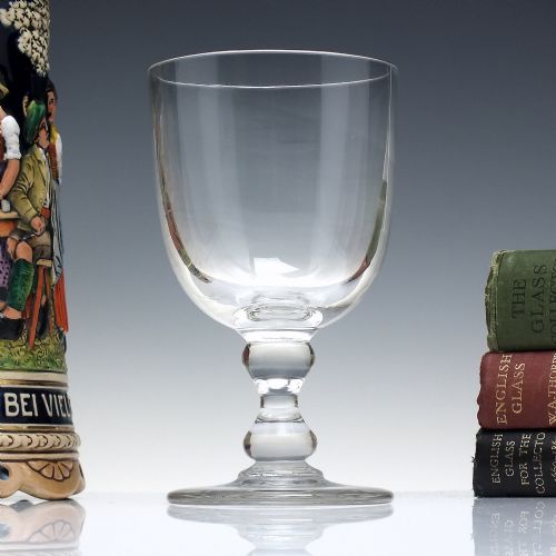victorian wine glass goblet c1850 - CATEGORY: ANTIQUE GLASS - DATED VICTORIAN
