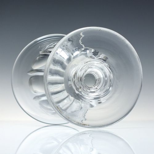 PAIR OF LARGE GEORGIAN GLASS RUMMERS C1820 - ADDITIONAL PHOTO 3