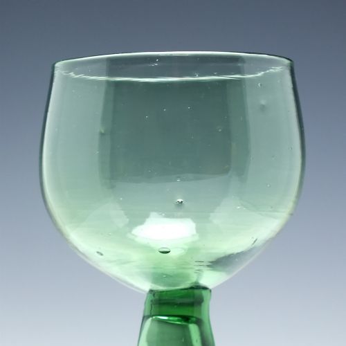 ANTIQUE ENGLISH 18TH CENTURY GEORGIAN EXPORT WINE GLASS C1750 - ADDITIONAL PHOTO 3