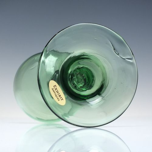 ANTIQUE ENGLISH 18TH CENTURY GEORGIAN EXPORT WINE GLASS C1750 - ADDITIONAL PHOTO 5