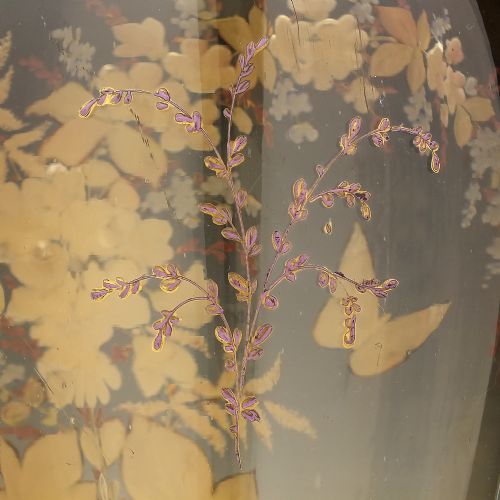 TALL MOSER POLYCHROMATIC ENAMELLED 19TH CENTURY VASE C1890 - ADDITIONAL PHOTO 7