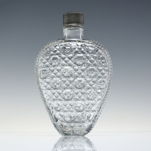 VICTORIAN HEART GLASS PERFUME C1880 - ADDITIONAL PHOTO 1