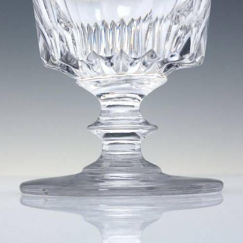 LARGE GEORGIAN GLASS RUMMER C1820 4 INCH RIM DIAMETER - ADDITIONAL PHOTO 2