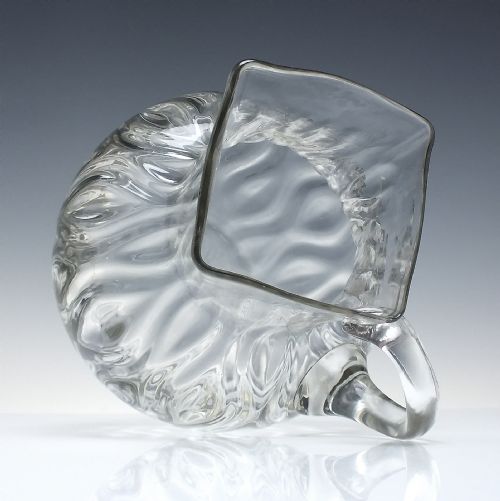 EXCEPTIONALLY RARE ART NOUVEAU GLASS WATER JUG C1890 - ADDITIONAL PHOTO 1