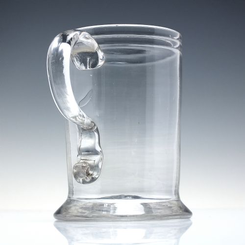 GEORGIAN 34 PINT GLASS TANKARD C1820 - ADDITIONAL PHOTO 1