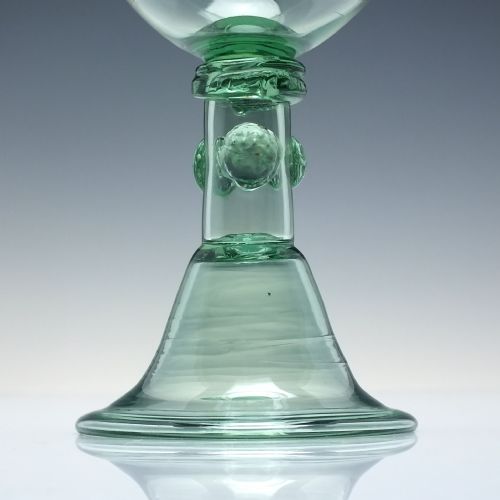GEORGIAN 18TH CENTURY GREEN EXPORT GLASS C1780 - ADDITIONAL PHOTO 3