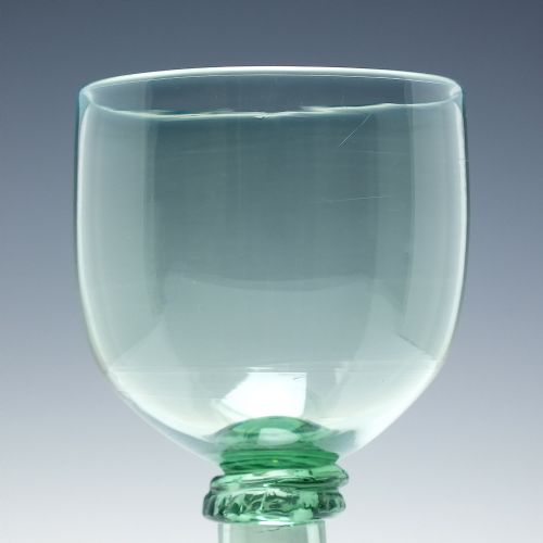 GEORGIAN 18TH CENTURY GREEN EXPORT GLASS C1780 - ADDITIONAL PHOTO 4
