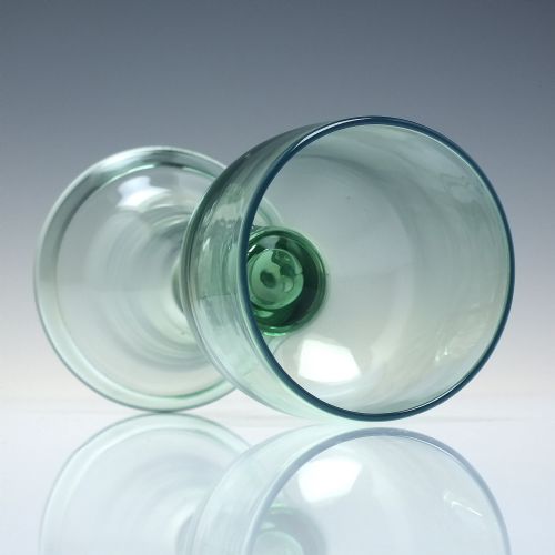 GEORGIAN 18TH CENTURY GREEN EXPORT GLASS C1780 - ADDITIONAL PHOTO 5