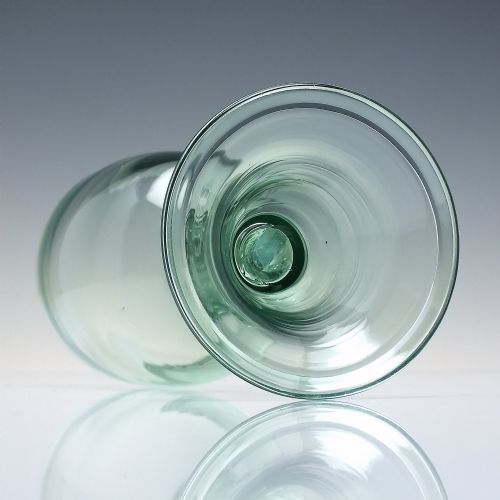 GEORGIAN 18TH CENTURY GREEN EXPORT GLASS C1780 - ADDITIONAL PHOTO 6