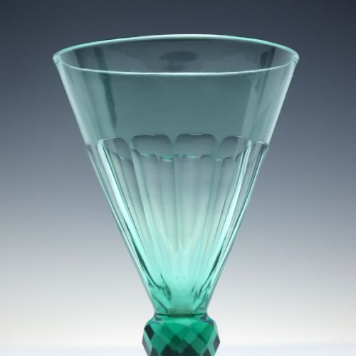 GEORGIAN GREEN WINE GLASS C1825 - ADDITIONAL PHOTO 2
