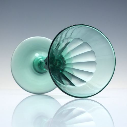 GEORGIAN GREEN WINE GLASS C1825 - ADDITIONAL PHOTO 4
