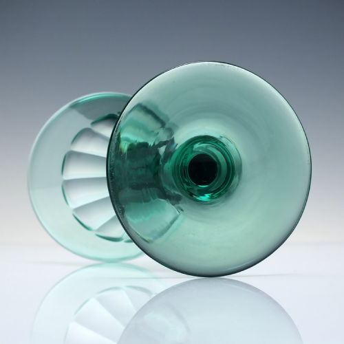 GEORGIAN GREEN WINE GLASS C1825 - ADDITIONAL PHOTO 5