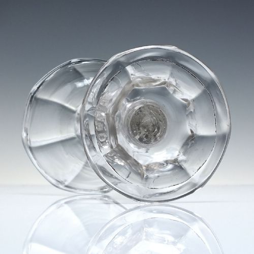 RARE 18TH CENTURY BALUSTER SWEETMEAT GLASS C174050 - ADDITIONAL PHOTO 1