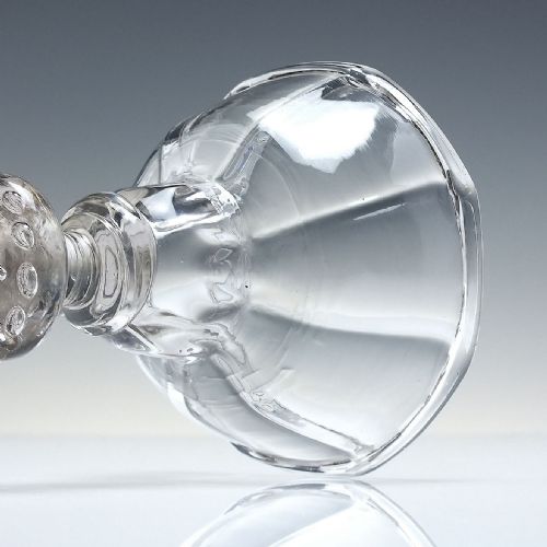 RARE 18TH CENTURY BALUSTER SWEETMEAT GLASS C174050 - ADDITIONAL PHOTO 2
