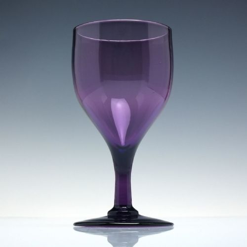 SET OF SIX GEORGIAN AMETHYST WINE GLASSES C1830 - ADDITIONAL PHOTO 2