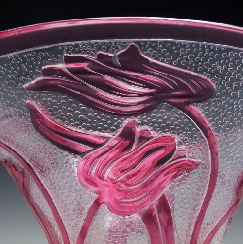 LARGE THOMAS WEBB SONS CAMEO FLEUR VASE C1926 - ADDITIONAL PHOTO 1