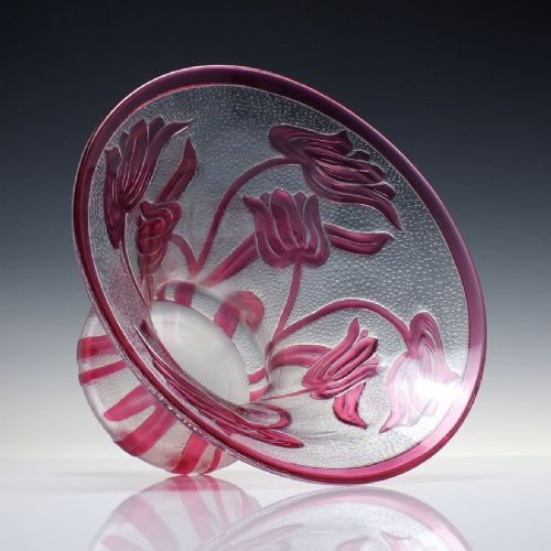 LARGE THOMAS WEBB SONS CAMEO FLEUR VASE C1926 - ADDITIONAL PHOTO 5