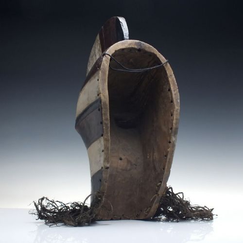 ANTIQUE AFRICAN SONGYE KIFWEBE MASK C1930 - ADDITIONAL PHOTO 5